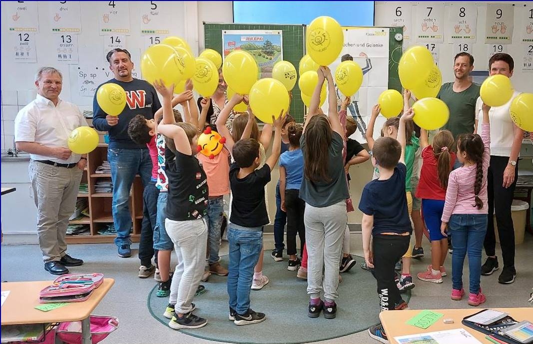 Spendenziel für das Projekt Klasse 2000